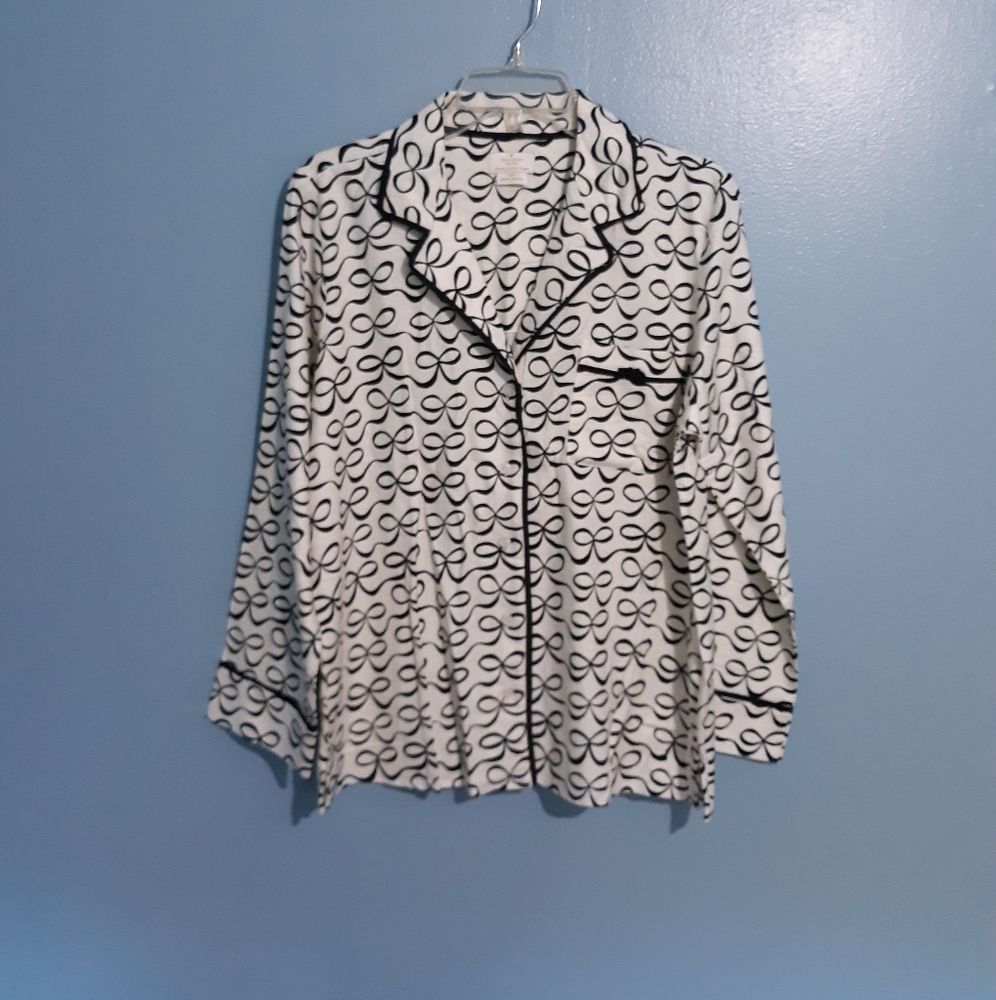 Kate Spade New York Button front pajama top